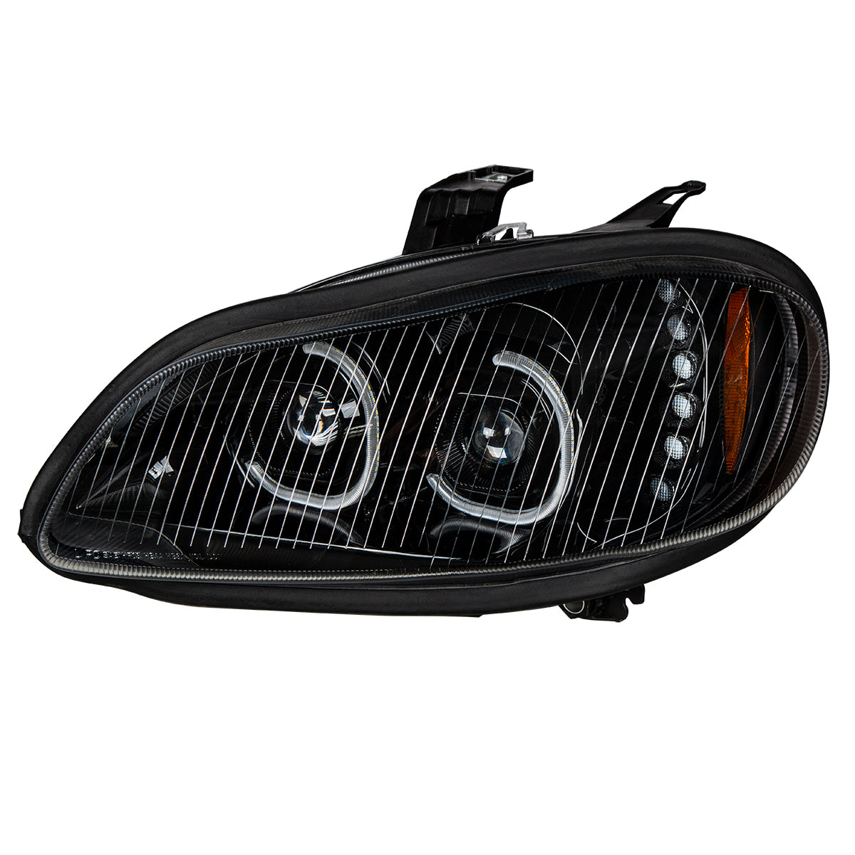 Freightliner M2 LED Projection Headlight with 6 LED Turn and 52 LED Position Light Bar