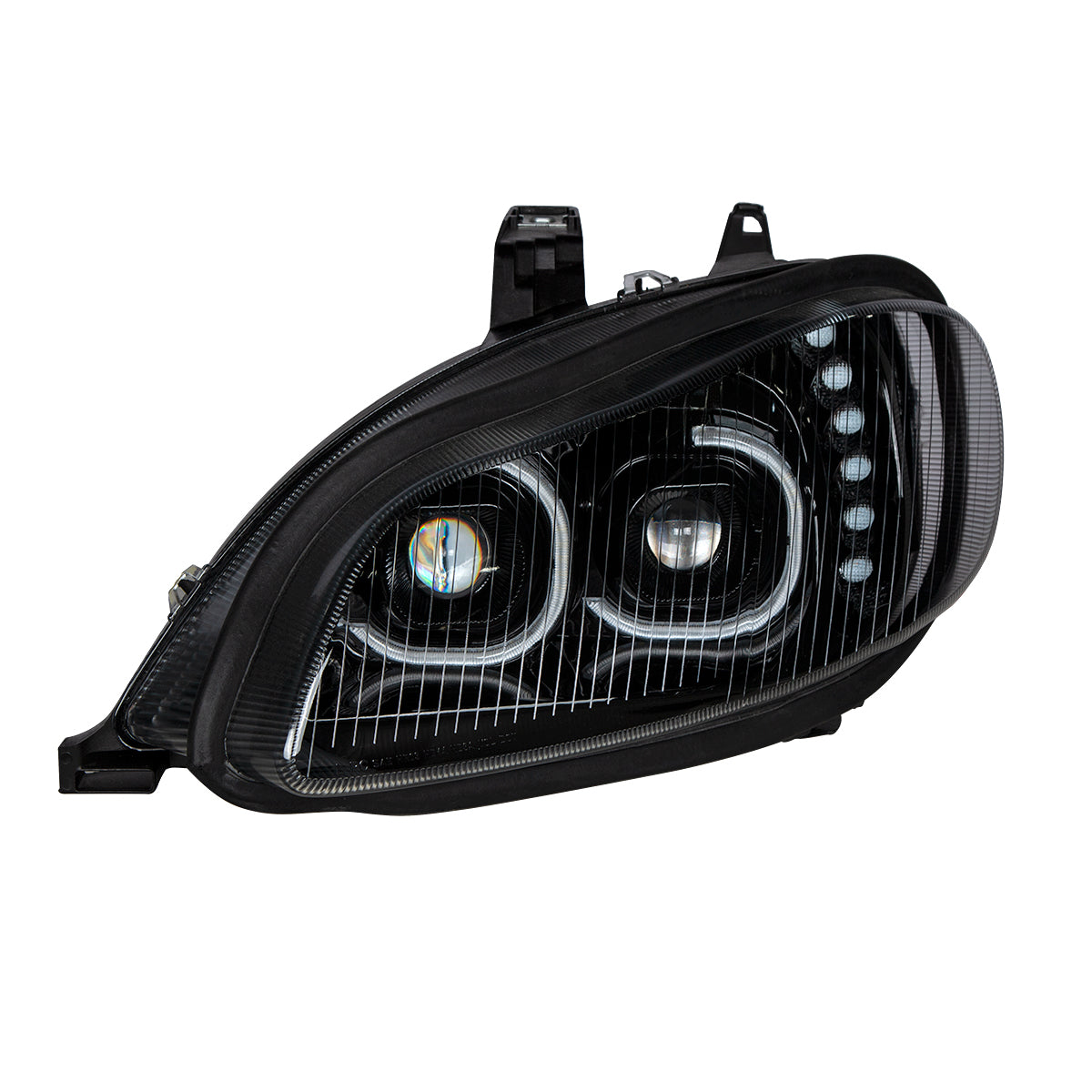 Freightliner M2 LED Projection Headlight with 6 LED Turn and 52 LED Position Light Bar