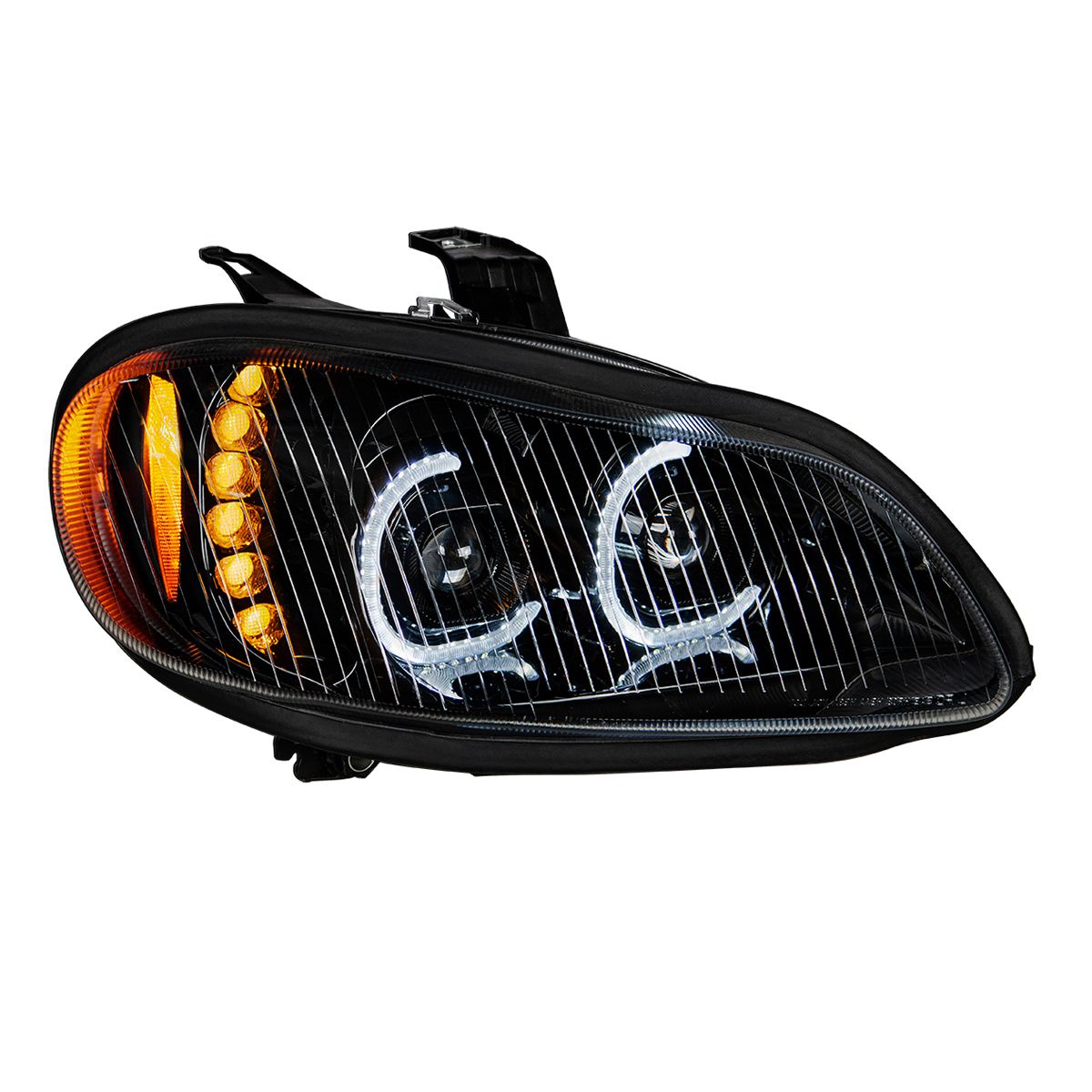 Freightliner M2 LED Projection Headlight with 6 LED Turn and 52 LED Position Light Bar
