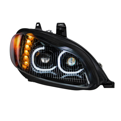 Freightliner M2 LED Projection Headlight with 6 LED Turn and 52 LED Position Light Bar