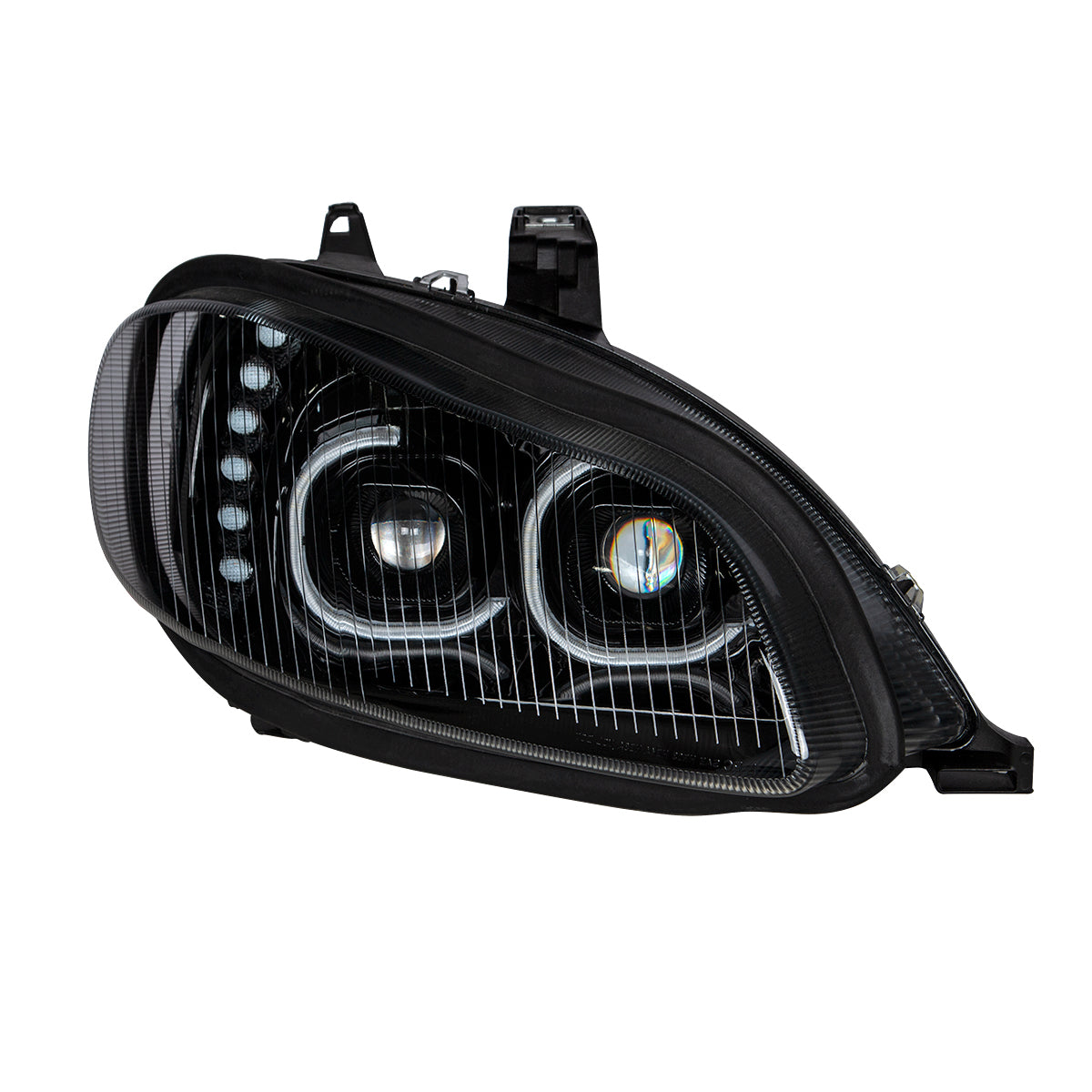 Freightliner M2 LED Projection Headlight with 6 LED Turn and 52 LED Position Light Bar