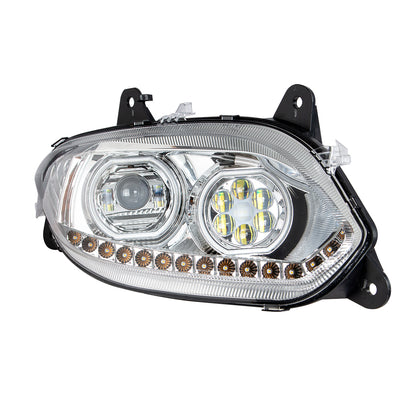 International LT 17 LED Headlight with 15 LED Sequential Turn and 100 LED Halo Position Light