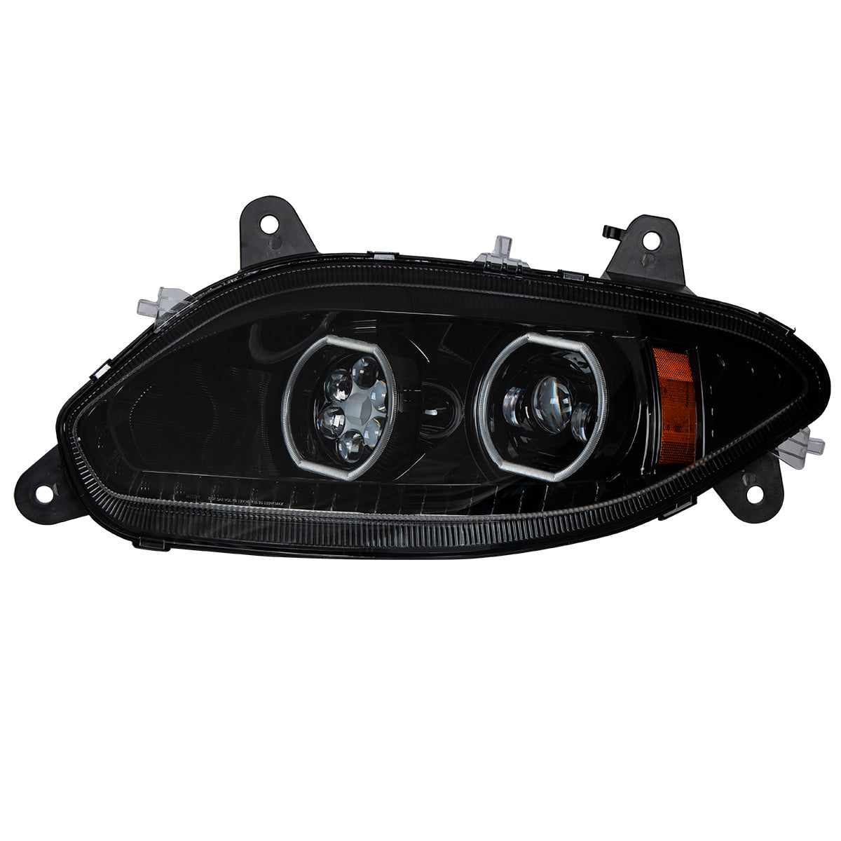 International LT 17 LED Headlight with 15 LED Sequential Turn and 100 LED Halo Position Light