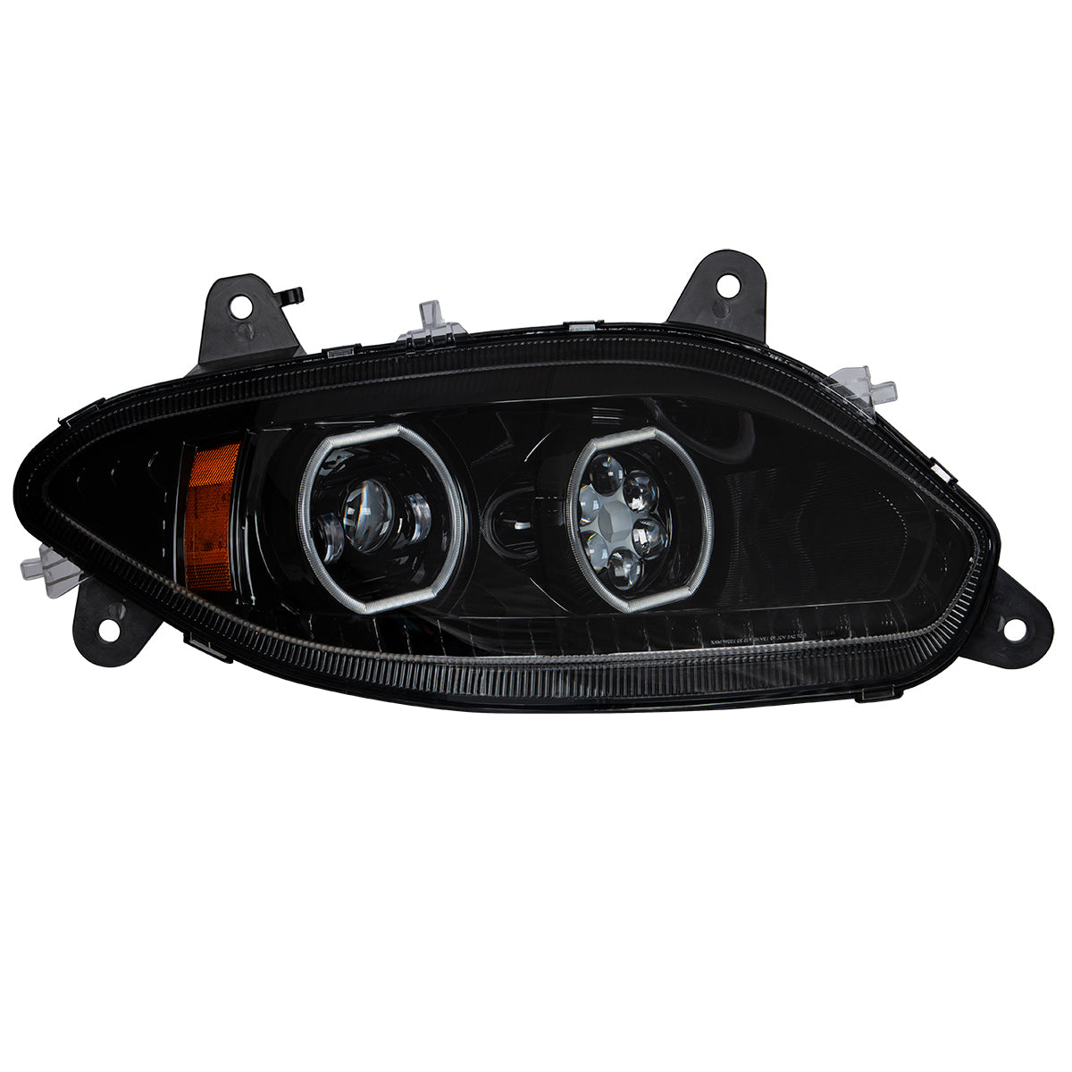International LT 17 LED Headlight with 15 LED Sequential Turn and 100 LED Halo Position Light