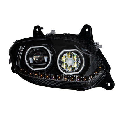 International LT 17 LED Headlight with 15 LED Sequential Turn and 100 LED Halo Position Light