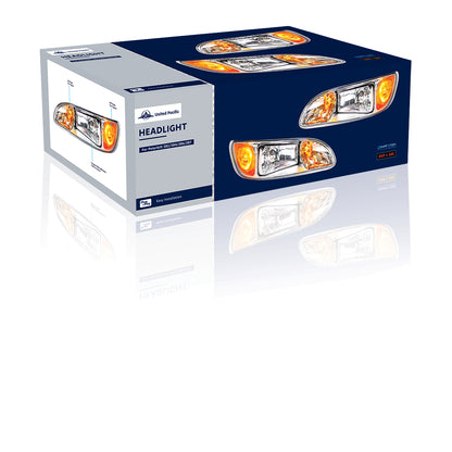 Peterbilt 330, 335, 337, 340, 348, 382, 384, 386, 387 Competition Series Halogen Headlight with Halogen Turn Signal