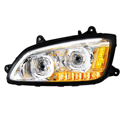 Kenworth T440, T470, T660 LED Headlight with 12 LED Turn and 60 LED Position Light
