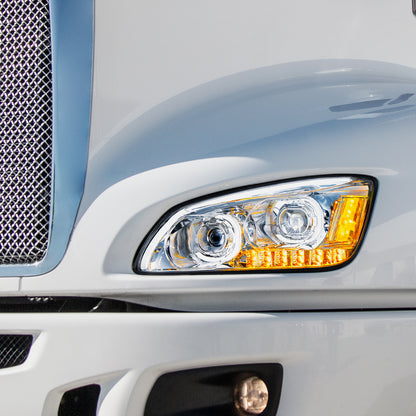 Kenworth T440, T470, T660 LED Headlight with 12 LED Turn and 60 LED Position Light