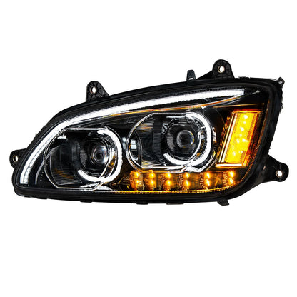 Kenworth T440, T470, T660 LED Headlight with 12 LED Turn and 60 LED Position Light