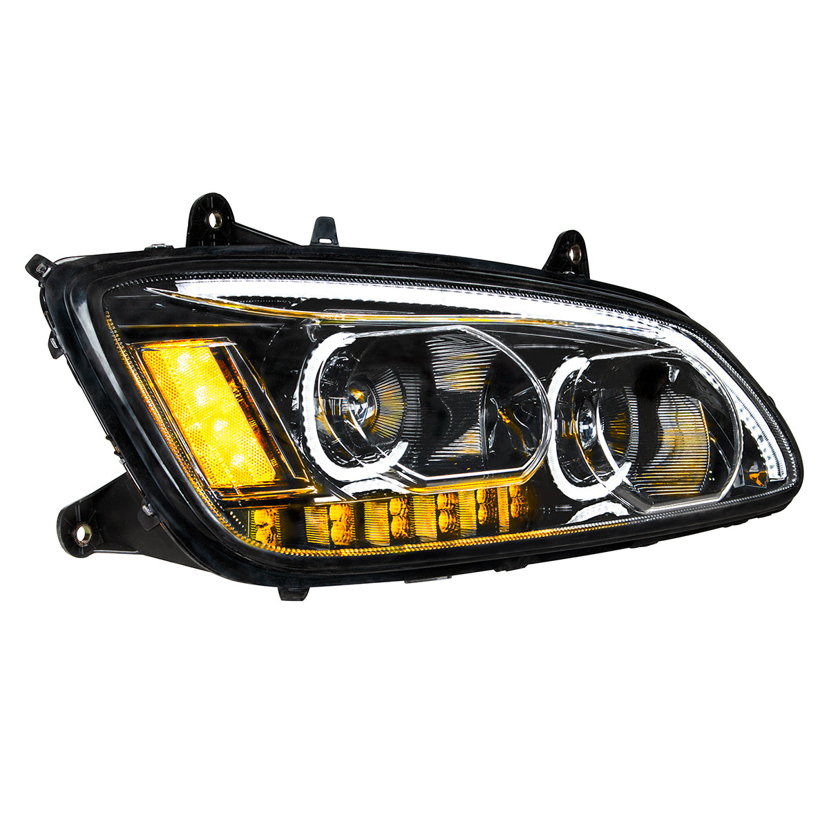 Kenworth T440, T470, T660 LED Headlight with 12 LED Turn and 60 LED Position Light