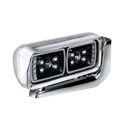 Peterbilt 10 LED Projection Headlight with 8 LED Turn and 100 LED Position Light Bar with Mounting Arm