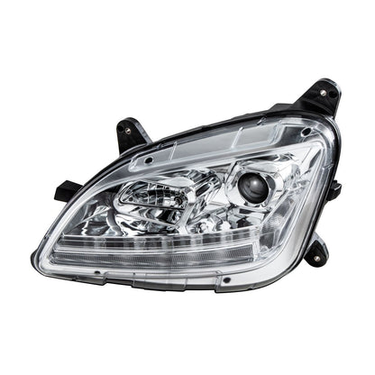 Peterbilt 579 and 587 Halogen Projection Headlight with LED Sequential Turn Signal and LED Position Light