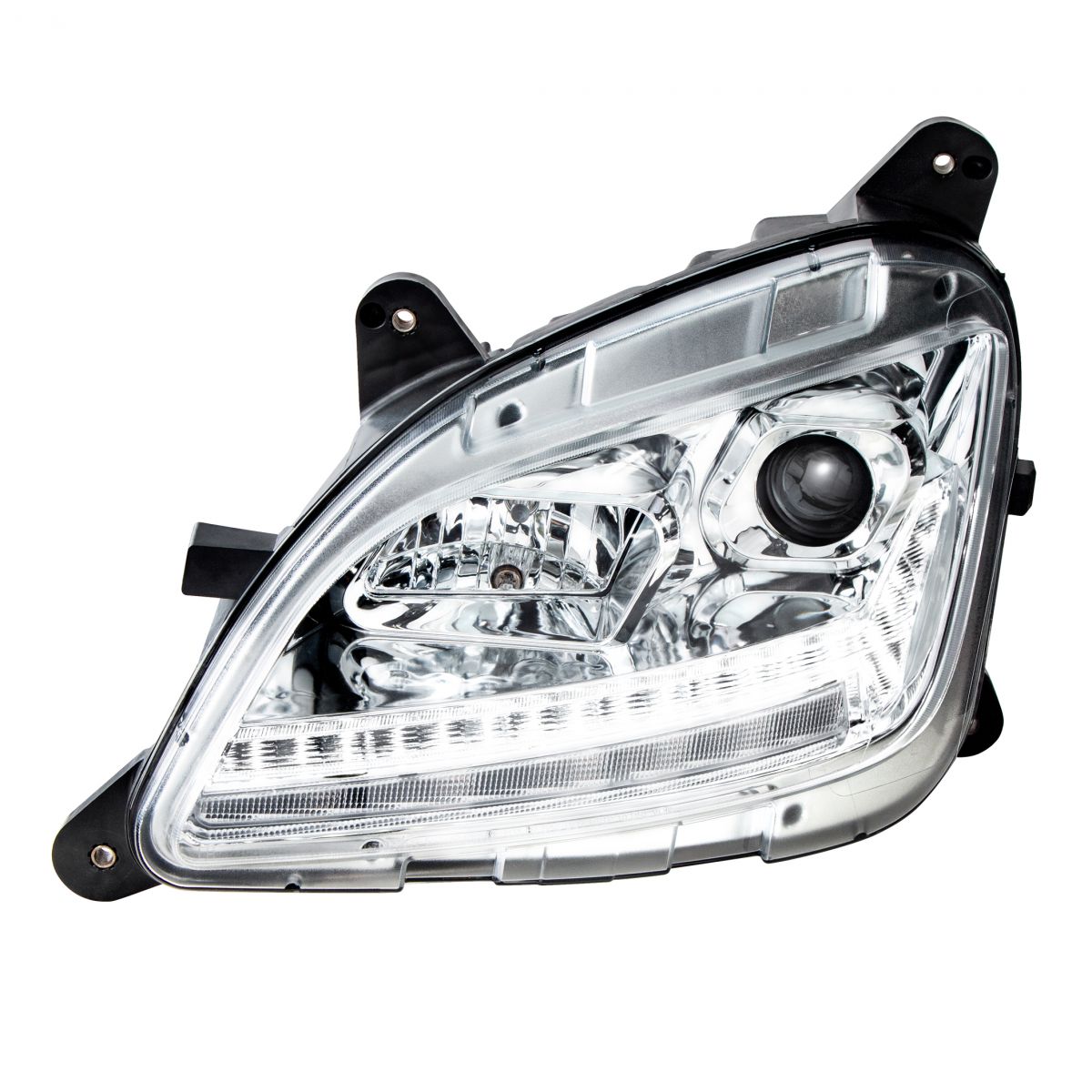 Peterbilt 579 and 587 Halogen Projection Headlight with LED Sequential Turn Signal and LED Position Light
