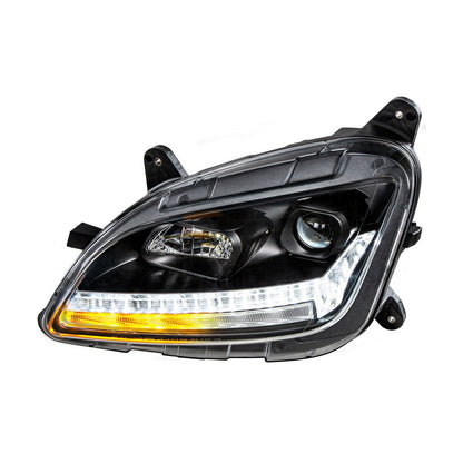 Peterbilt 579 and 587 Halogen Projection Headlight with LED Sequential Turn Signal and LED Position Light