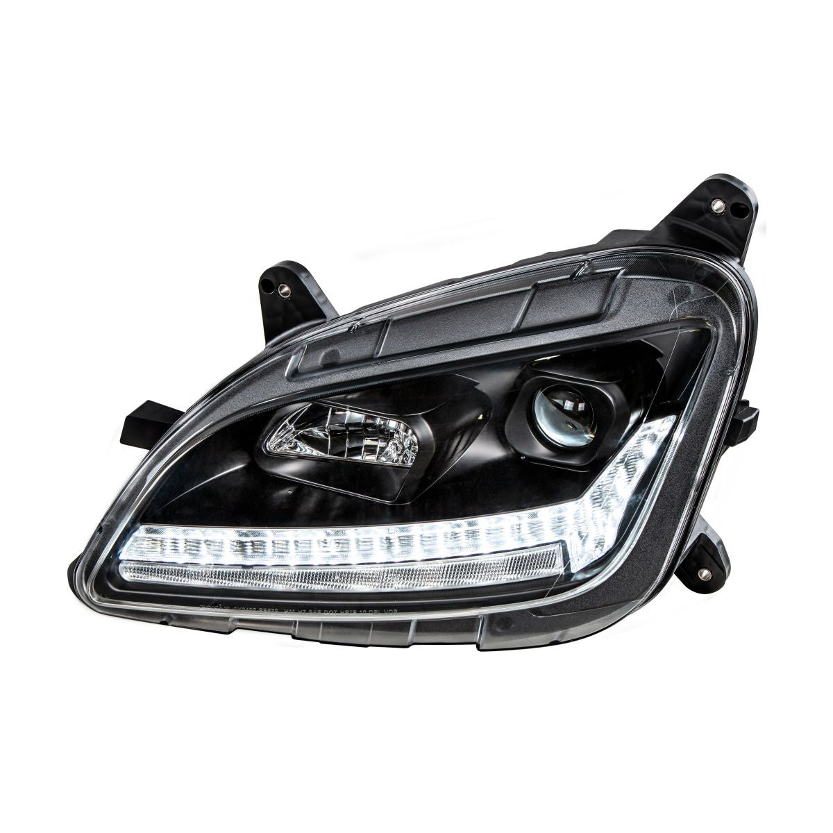 Peterbilt 579 and 587 Halogen Projection Headlight with LED Sequential Turn Signal and LED Position Light