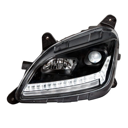 Peterbilt 579 and 587 Halogen Projection Headlight with LED Sequential Turn Signal and LED Position Light