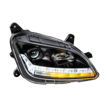 Peterbilt 579 and 587 Halogen Projection Headlight with LED Sequential Turn Signal and LED Position Light