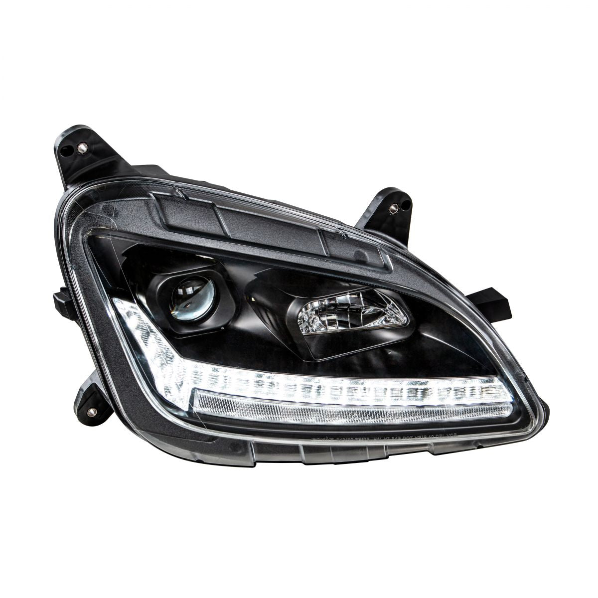 Peterbilt 579 and 587 Halogen Projection Headlight with LED Sequential Turn Signal and LED Position Light
