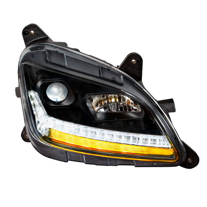 Peterbilt 579 and 587 Halogen Projection Headlight with LED Sequential Turn Signal and LED Position Light
