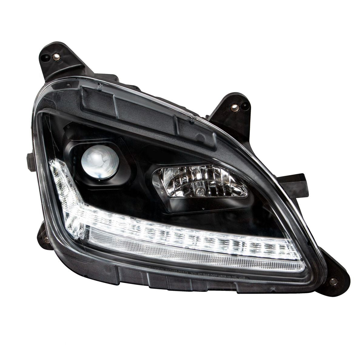 Peterbilt 579 and 587 Halogen Projection Headlight with LED Sequential Turn Signal and LED Position Light