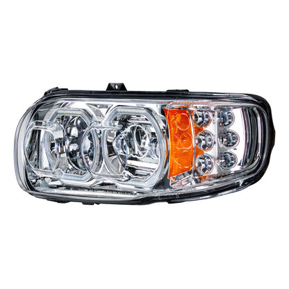 Peterbilt 388, 389, 567 10 LED Headlight with 6 LED Turn and 100 LED Halo Daytime Running Light