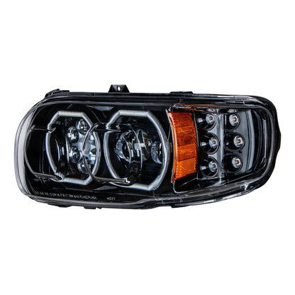Peterbilt 388, 389, 567 10 LED Headlight with 6 LED Turn and 100 LED Halo Daytime Running Light