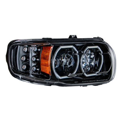 Peterbilt 388, 389, 567 10 LED Headlight with 6 LED Turn and 100 LED Halo Daytime Running Light