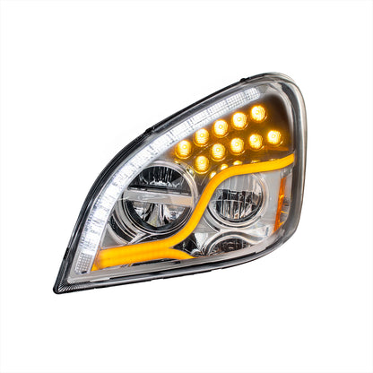 Freightliner Cascadia 2008-2017 LED Headlight with 55 LED Turn and 57 LED Daytime Running Light