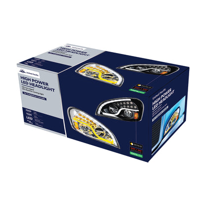 Freightliner Cascadia 2008-2017 LED Headlight with 55 LED Turn and 57 LED Daytime Running Light