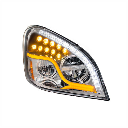 Freightliner Cascadia 2008-2017 LED Headlight with 55 LED Turn and 57 LED Daytime Running Light