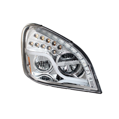 Freightliner Cascadia 2008-2017 LED Headlight with 55 LED Turn and 57 LED Daytime Running Light