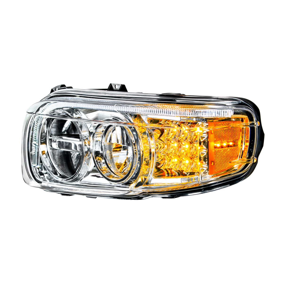 Peterbilt 388, 389, 567 LED Headlight with LED Turn and LED Position Light Bar