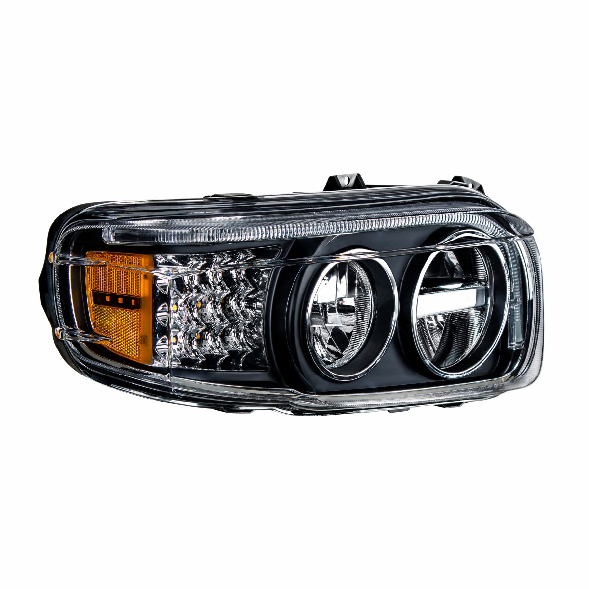 Peterbilt 388, 389, 567 LED Headlight with LED Turn and LED Position Light Bar