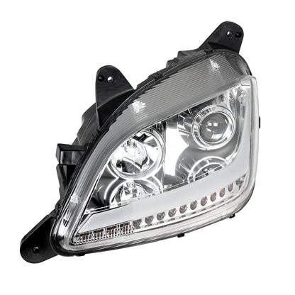 Peterbilt 579 and 587 Halogen Projection Headlight with LED Turn Signal and LED Position Light
