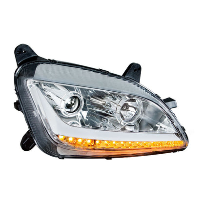 Peterbilt 579 and 587 Halogen Projection Headlight with LED Turn Signal and LED Position Light