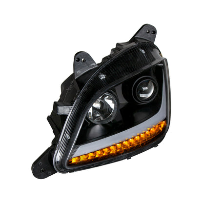 Peterbilt 579 and 587 Halogen Projection Headlight with LED Turn Signal and LED Position Light