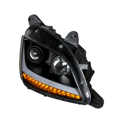 Peterbilt 579 and 587 Halogen Projection Headlight with LED Turn Signal and LED Position Light