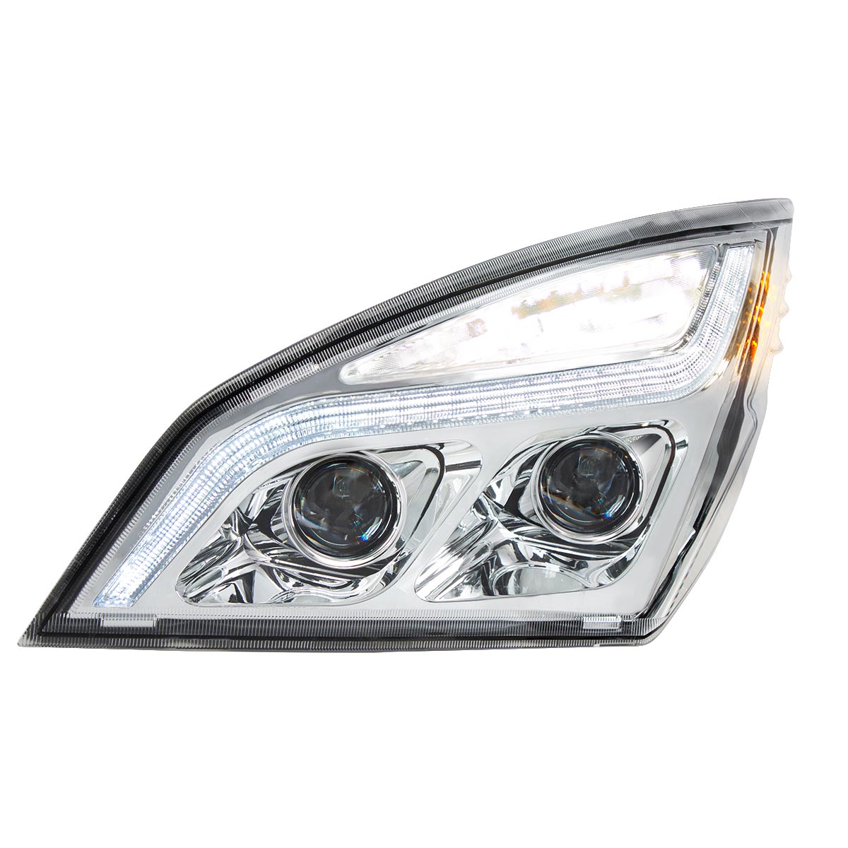 Freightliner Cascadia 2018-2024 LED Projection Headlight with LED Turn and LED Position Light