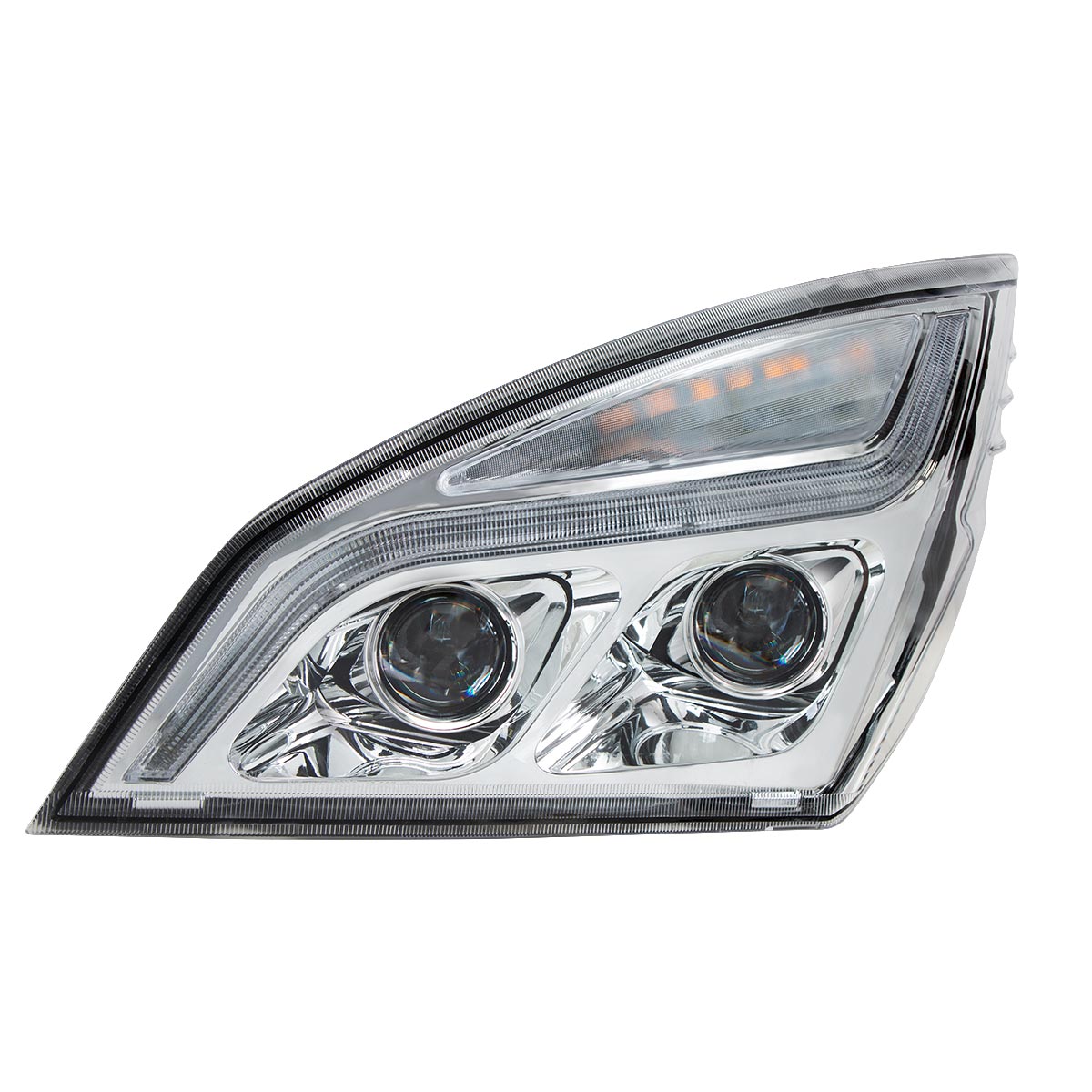 Freightliner Cascadia 2018-2024 LED Projection Headlight with LED Turn and LED Position Light