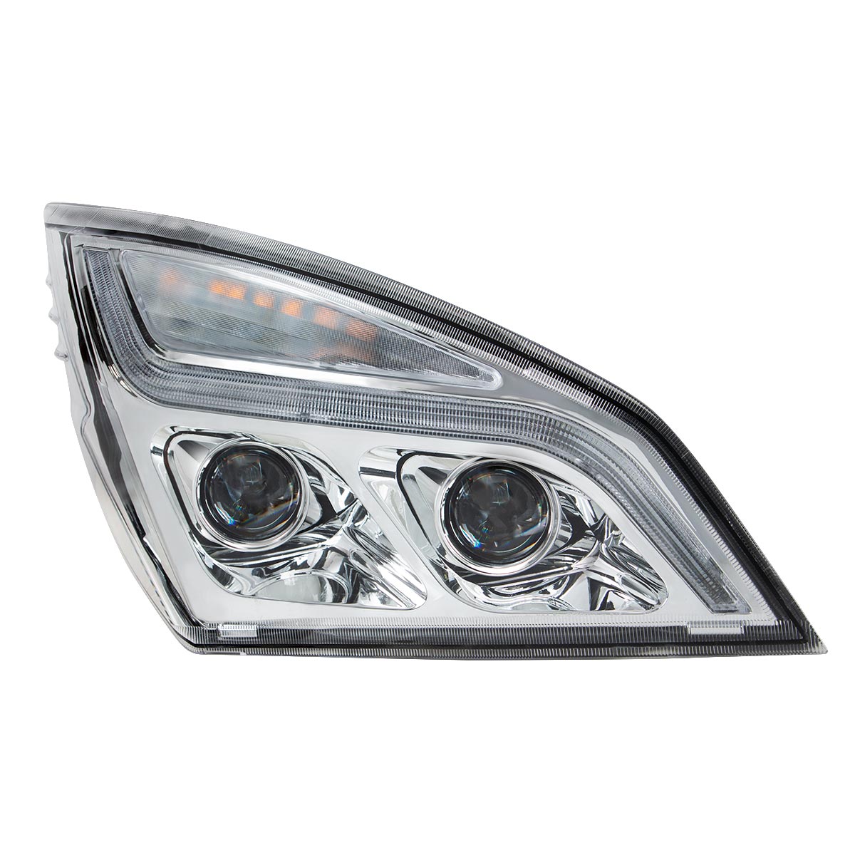 Freightliner Cascadia 2018-2024 LED Projection Headlight with LED Turn and LED Position Light