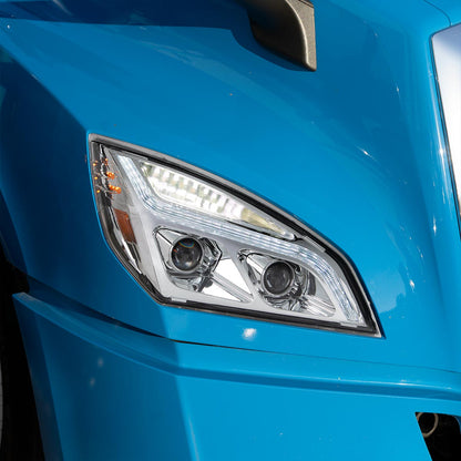 Freightliner Cascadia 2018-2024 LED Projection Headlight with LED Turn and LED Position Light