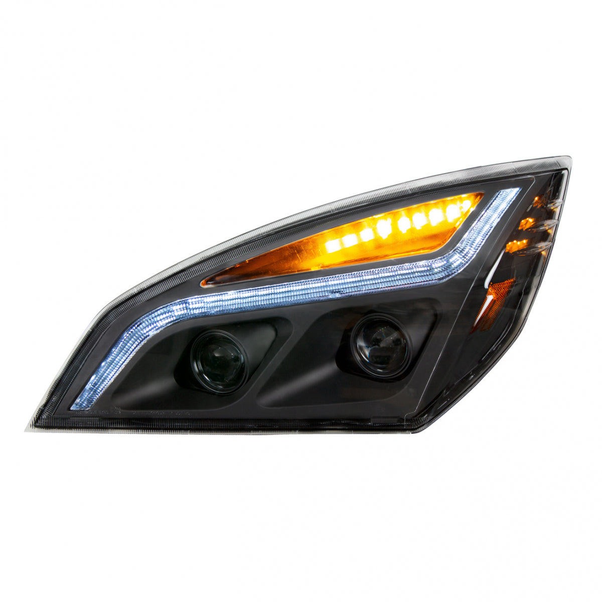 Freightliner Cascadia 2018-2024 LED Projection Headlight with LED Turn and LED Position Light