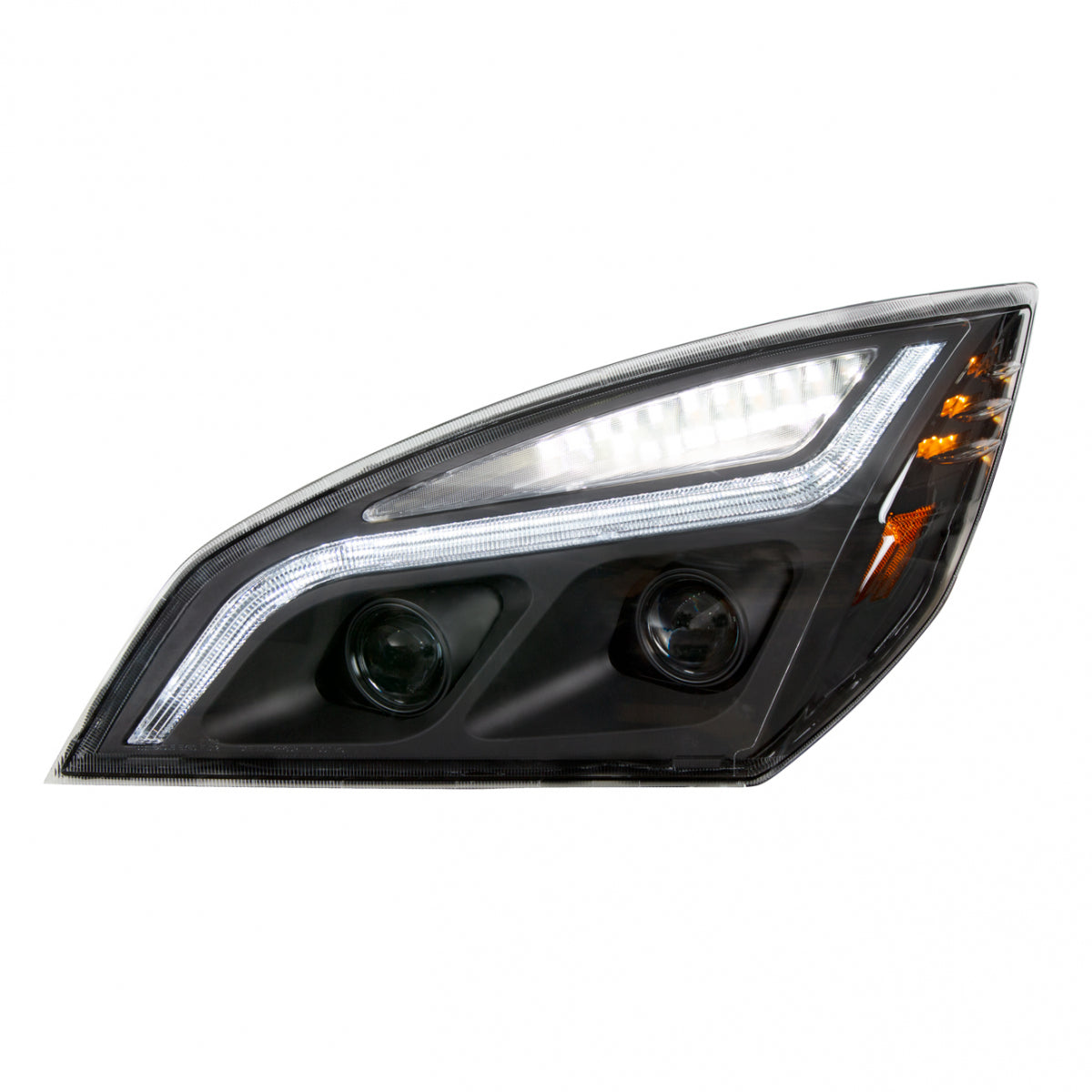 Freightliner Cascadia 2018-2024 LED Projection Headlight with LED Turn and LED Position Light
