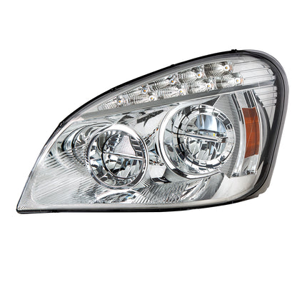 Freightliner Cascadia 2008-2017 LED Headlight with 9 LED Turn Signal