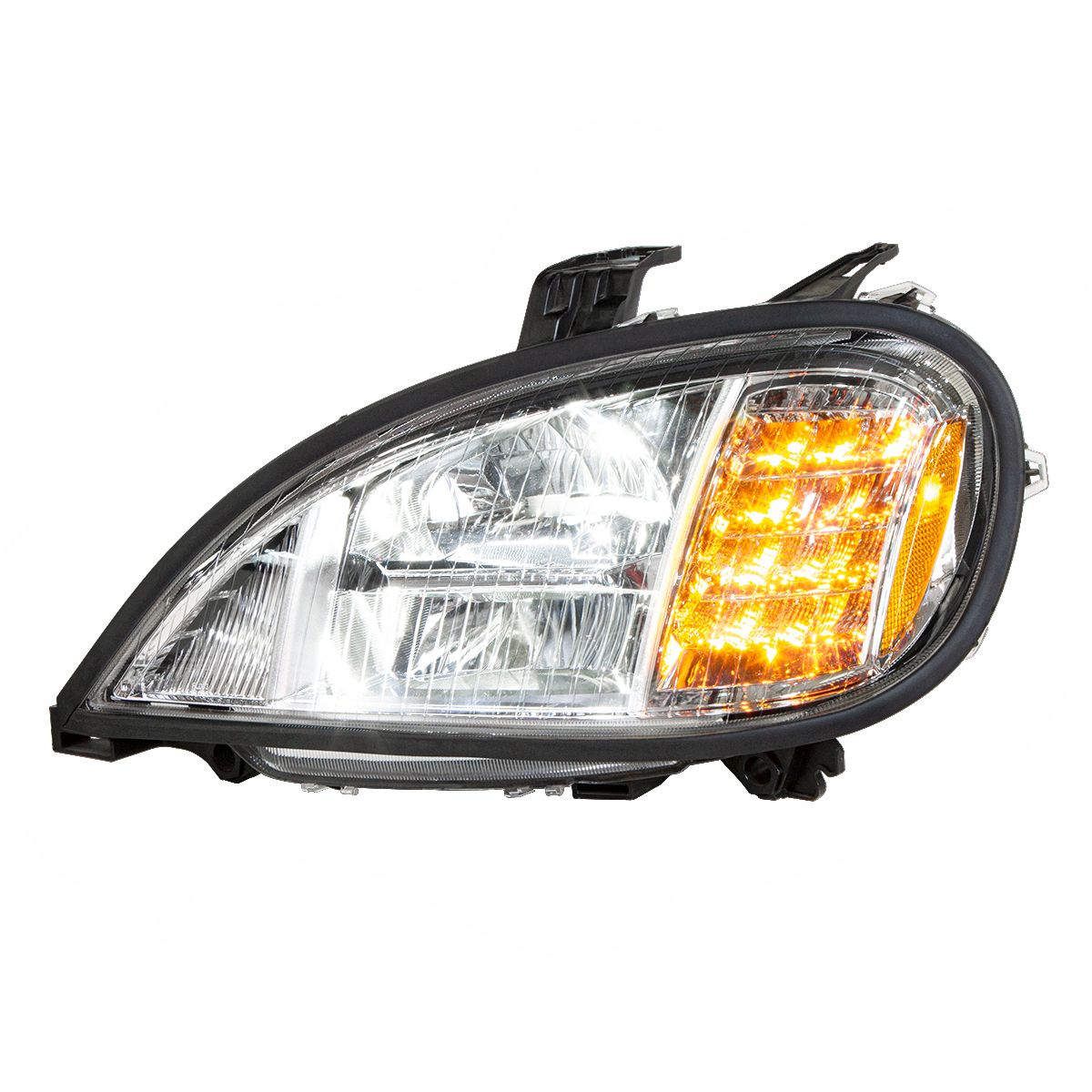 Freightliner Columbia 2001-2020 LED Projection Headlight with 12 LED Turn and 2 LED Parking Light