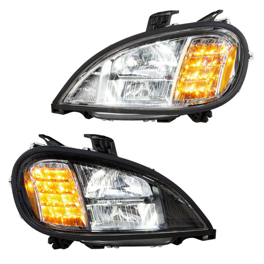 Freightliner Columbia 2001-2020 LED Projection Headlight with 12 LED Turn and 2 LED Parking Light