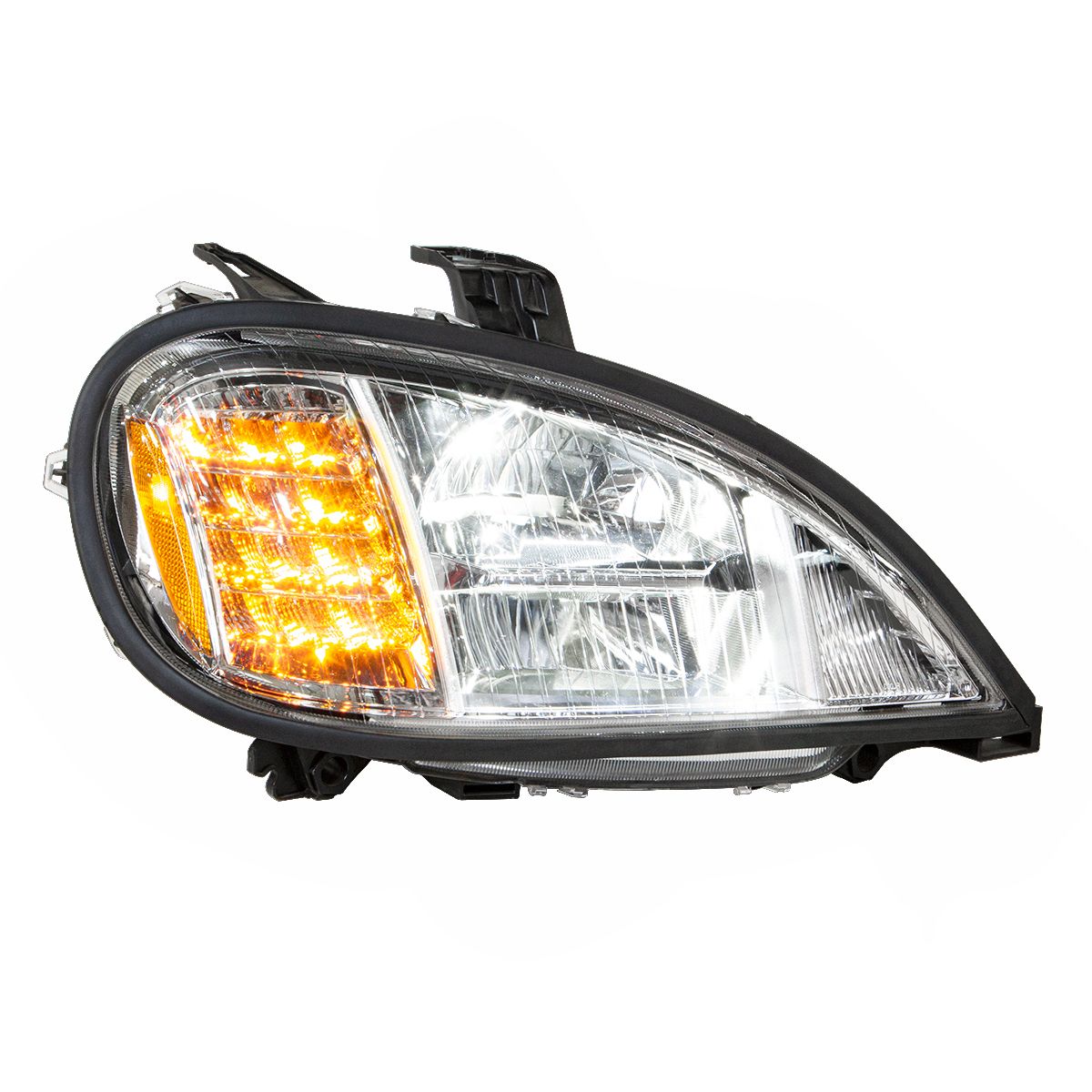 Freightliner Columbia 2001-2020 LED Projection Headlight with 12 LED Turn and 2 LED Parking Light