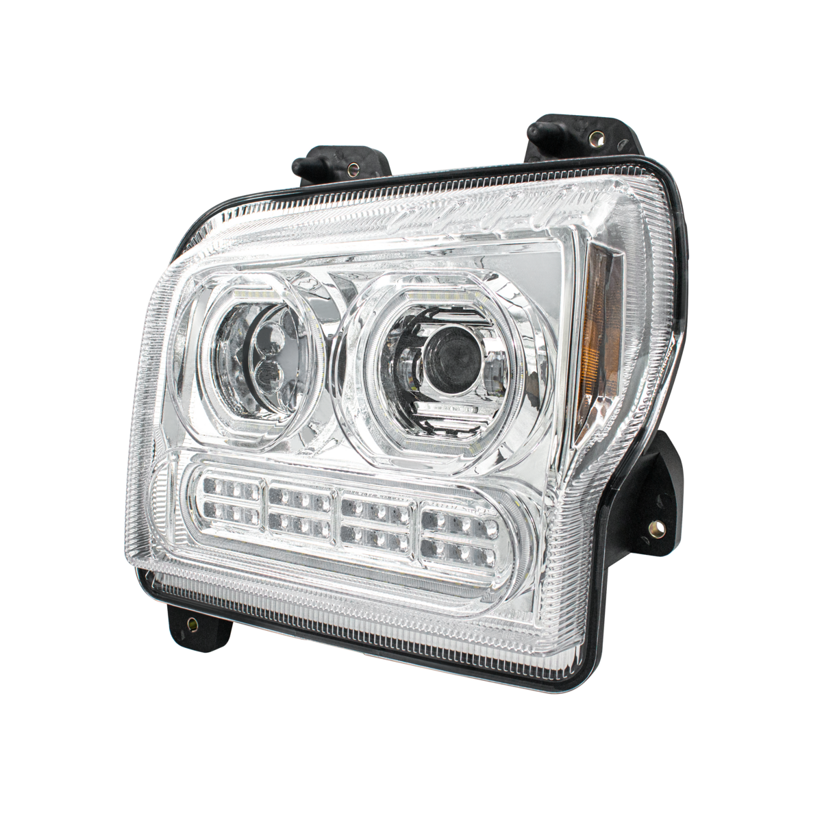 Kenworth W990 10 LED Headlight with 24 LED Turn and 100 LED Halo Daytime Running Light