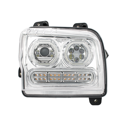Kenworth W990 10 LED Headlight with 24 LED Turn and 100 LED Halo Daytime Running Light
