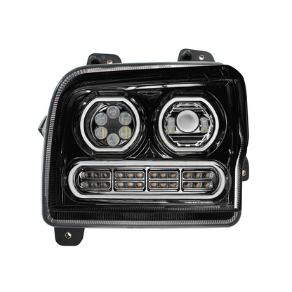 Kenworth W990 10 LED Headlight with 24 LED Turn and 100 LED Halo Daytime Running Light